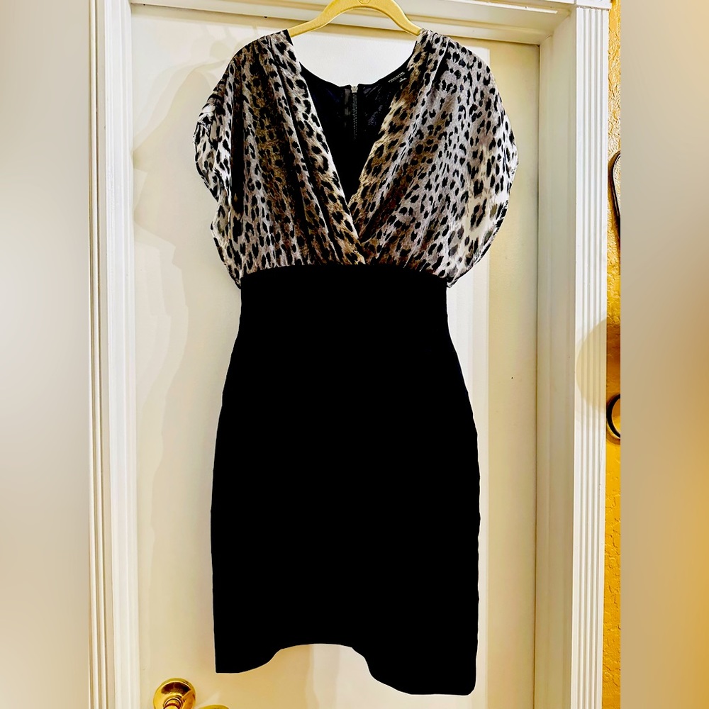 Nicole Miller animal print dress size 8